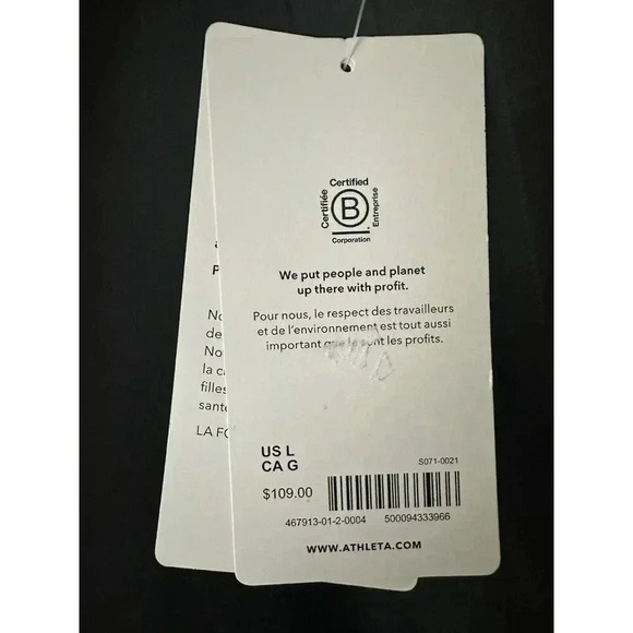 NWT Women's ATHLETA Get Set Hybrid Jogger Black Sweatpants; 467913 Size L - Picture 3 of 8